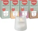 Bolsius - CleanLight Starterset - Nachfüllbare Duftkerze - Halter & 9 Nachfüllungen - mehrere Düfte - Weiß - Brenndauer 20 Stunden - Enthält Natürliches Pflanzenwachs - Nachhaltiges Konzept