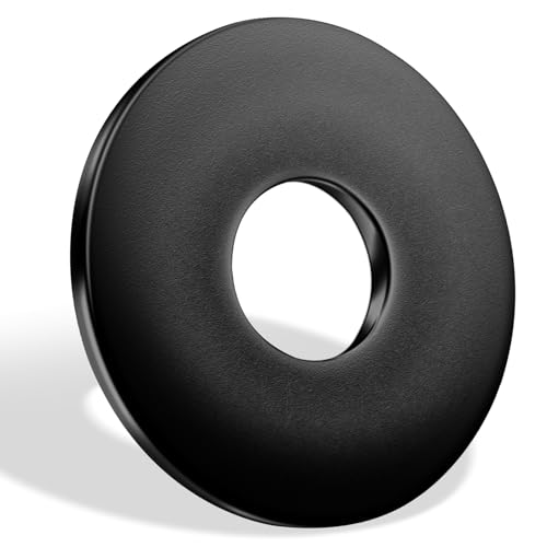 Jeboler Unterlegscheiben M8 Schwarz, 25 Stück Edelstahl Beilagscheiben DIN 9021 A2 V2A Karosseriescheiben Groß Flach Unterlegscheiben, Rostfreie Flat Washers für Schrauben & Muttern & Gewindestange