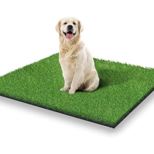 STARROAD-TIM 80*100CM Kunstrasen Outdoor Hundeklo für Zuhause Hundetoilette Wohnung Hundetoilette Balkon Wiederverwendbare Trainingsunterlagen für Hunde Waschbar Haustier-Urinunterlage Rasen Dekoratio