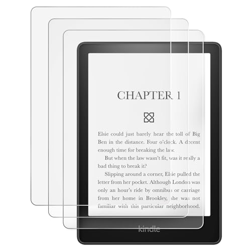 CoBak 3 Stück Blendfreier, Matter Displayschutz für 6,8 Zoll e-reader Kindle Paperwhite, Kobo Aura H2O Edition 2 – Hohe Klarheit, Fingerabdruckresistenz – PET Folie Nicht temperierter Film