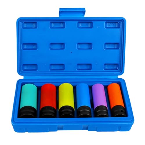 Radnuss Kratzfest Radnuss 1/2 Radnuss 6-Punkt Radnuss Stecknuss Set Radnuss 1/2 Zoll Radnuss Stecknuss Radnuss Stecknuss für Altfahrzeug
