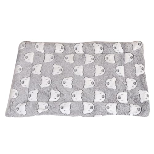 EKKJNQ Katzendecke, Waschbare Hundedecke, Flauschige Katzenmatte, Bequeme Beruhigende Katzendecke, Matratze für Katzen, Kleine Hunde (grau,40×50CM)