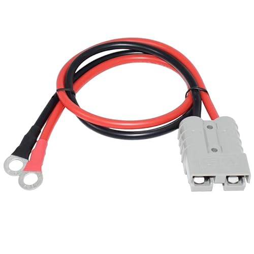 SYJHHWGS 50A Power Ads Stecker Zwei Ringen Kabel Elektrische Gabelstapler Ladekabelkabel Für Elektronikladung Unter 36 V