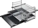 Bosch Hausgeräte HEZ438301 Zubehör für Backöfen / Auszugsystem / 3-fach Teleskopauszug / Edelstahl