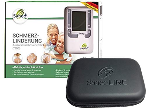 SaneoTENS + Case * Schmerzlinderung * deutsche Markenqualität * Medizinprodukt * TENS Gerät