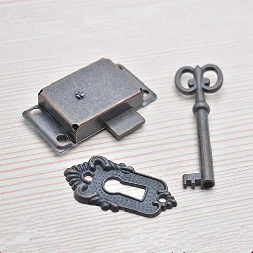 1set Kabinett Türschloss Set Key Curio Standuhr China Jewlery Ersatz