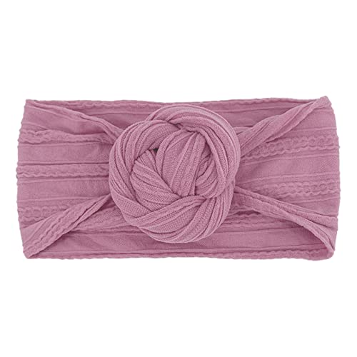 Kleinkind-Säuglings-Baby-Jungen-Mädchen-Strecken-festes geknotetes Haarband-Kopfbedeckungs-Stirnband Baby Turban Winter (Coffee, One Size)