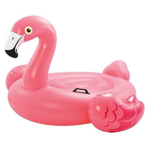 Intex 57558NP - Aufblasbares Reittier Rosa Flamingo, Vinyl, Rosa, 147x140x94 cm