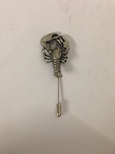 Krawattennadel, Hummer, R85, Zinn auf Krawattennadel, Mütze, Schal, Kragen, Mantel, Hartzinn