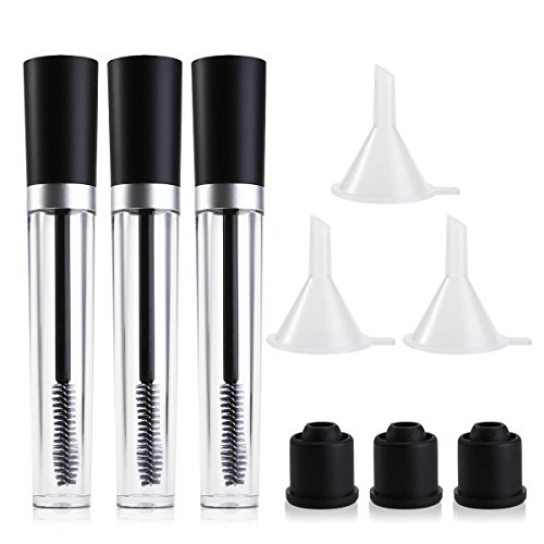 Frcolor Mascara Leerrohr 7.5ml Wimperntusche Tube mit Einsätze Trichter Wimpern Creme Container