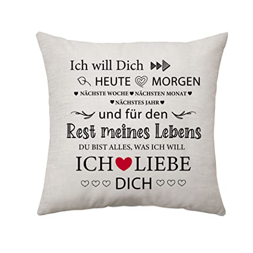 Aconesong Ich Liebe Dich Geschenk for Damen Mädchen Frau Mann Geburtstag Geschenk für Papa Oma Geschenke für die Liebe Weihnachtsg für Mutter Männer Vater (Ich Will Dich)