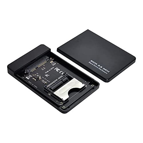 NFHK CFast to USB-C USB3.0 & SATA Card Adapter 2.5" Case SSD HDD CFast Card Reader for PC Laptop