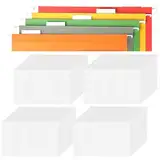 200 Stück Beschriftungsschilder Hängemappen Hängeregister Schilder Beschriftungsschildchen Hängemappen Schilder Zubehör Für Vollsichtreiter Hängetaschen A4 Hängetasche Unireg Hängeregistratur Weiß