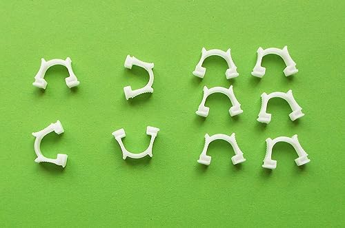 myraumdesign 10 Universal Endfeststeller Gardinenstopper Anschlagstopfen für Gardinenschienen aus Holz, Kunststoff oder Aluminium