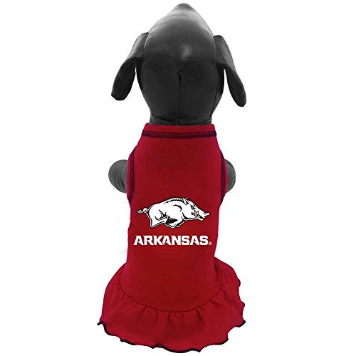 All Star Dogs Unisex-Erwachsene NCAA Arkansas Razorbacks Cheerleader Dog Dress Armbrust-Paket, Teamfarbe, Small