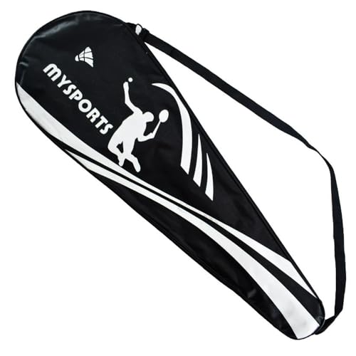 miaomiao Wasserdicht Badminton Tasche, Badminton Schlägertasche für 2 Schläger, Sport Badminton Umhängetasche, Schulter Badminton-Tasche