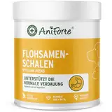 AniForte Flohsamenschalen für Hunde & Katzen 250g - Reich an Ballaststoffen & Schleimstoffen, Indische Rohkost Qualität, Reinigung Magen-Darm-Trakt, bei Übergewicht, Einzelfuttermittel