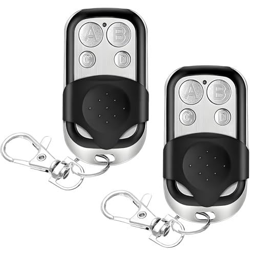 Fernbedienung Garagentor 433 MHz, 2 Stück Universal Fernbedienung Klonen, Fernbedienung Handsender kompatibel mit Marantec, Garagenschlüssel Geeignet Für Autos, Garagentore, Tore