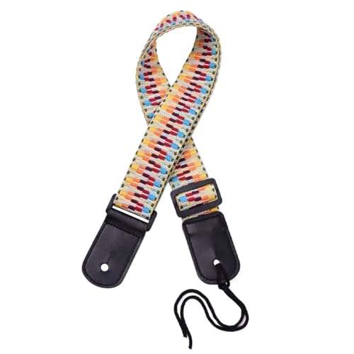 XPEX 1 Artikel Ukulele Gurt,136CM Gitarrengurt Guitar Strap für E-Gitarre, Gitarren zubehör Akustikgitarre, Westerngitarre, E Bass & Ukulele Gitarrenband für Kinder & Erwachsene