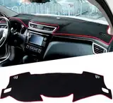 GuGuoZZ Auto Armaturenbrett-Abdeckung für Nissan Qashqai 2016 Anti-UV Armaturenbrett-Abdeckung Pad Teppich Armaturenbrett Abdeckung Pad