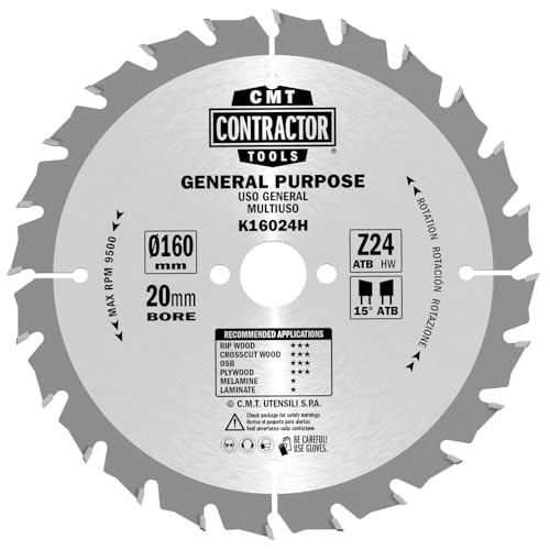 CMT ORANGE TOOLS K16024H - KREISSÄGEBLÄTT FÜR LÄNGS-UND QUERSCHNITT HW 160x2.2/1.4x20