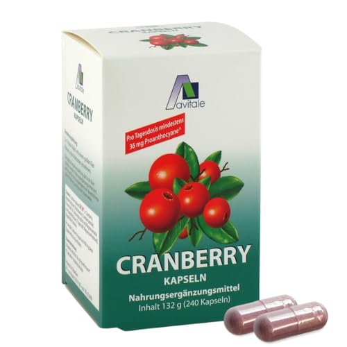 Avitale Cranberry Kapseln 400 mg, 240 Stück, 132 g
