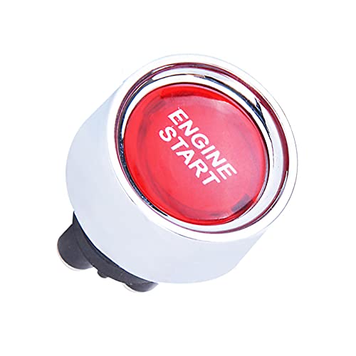 RUIZHI Motor-Start-Knopf, Multifunktionaler Auto-Zündschalter, LED Start Stop Knopf Abdeckung 12V 50A Momentary Lgnition Starter für Auto Boot LKW