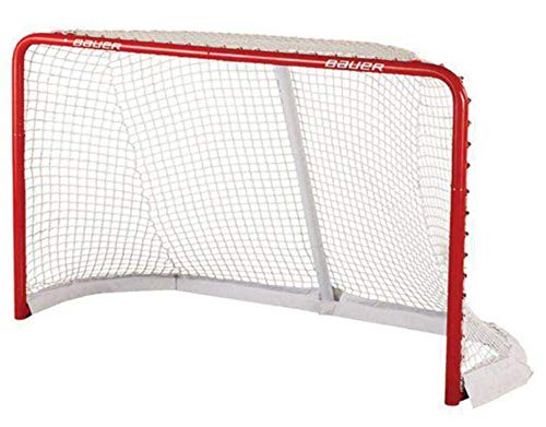 Bauer hockeytor Deluxe 183 cm rot/weiß