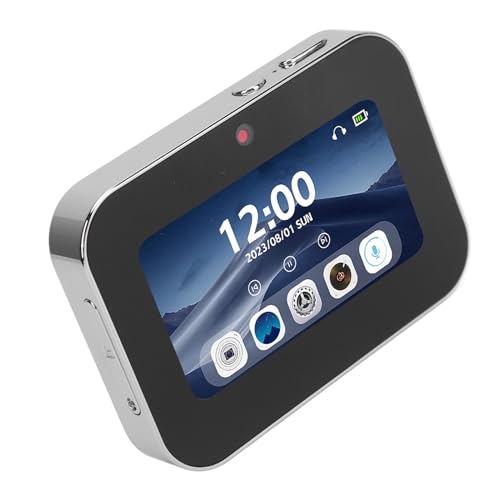 64MP 4K Touchscreen 3 Zoll Digitalkamera, 16X Touch Zoom Nachtsichtkamera für Videokamera mit Wecker-Lautsprecher-Blitz, Multi-Kamera- mit Telefon für OTG-Verbindungsübertragung,
