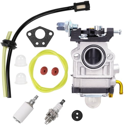 Vergaser für Motorsense 52 cc 49 cc 43 cc, Inklusive Komplettem Zubehörsatz, Passend für Eine Vielzahl von Rasenmähern, Freischneidern und Kettensägen