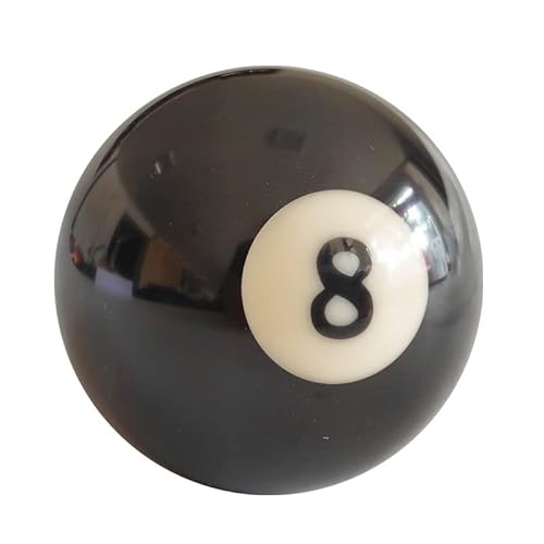 Teekerwan Billard #8 Ball Standard Größe 2-1/4, 16 Billard Bälle, Schwarz, 1 Set, 1 Pack