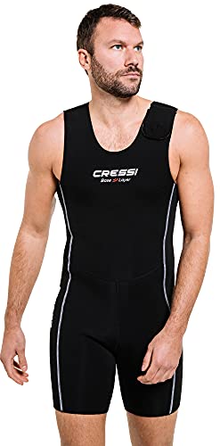 Cressi Base Layer Man 2.5mm - Tauchunterzieher Neopren 2.5mm, Schwarz, für Herren