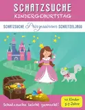 Schatzsuche Kindergeburtstag: Komplettset Prinzessinnen Schnitzeljagd: für 5-7 Jährige / bis zu 10 Kinder / Inkl. Einladungen, Schatzkarte, Rätseln & Urkunden (Schatzsuche Spass Schnitzeljagden)