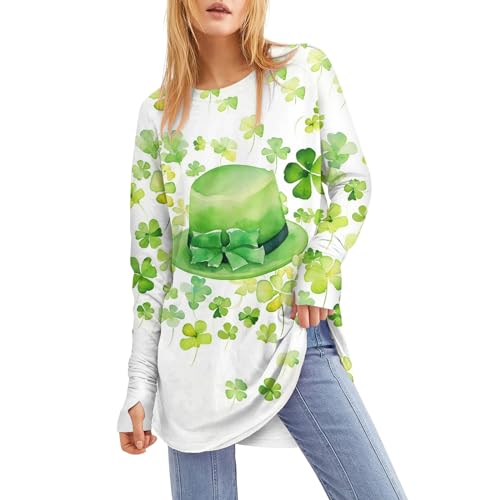 Bluse Damen Langarmshirt Blumen Druck Knopfleiste Hemden Sweatshirt Basic Casual Kurzarm Tuniken Pullover Tshirt Sommer Herbst Oberteile Streetwear Shirts Tops