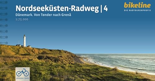 Nordseeküsten-Radweg 4: Dänemark - Von Tønder nach Grenâ, 1:75.000, 820 km, GPS-Tracks Download, LiveUpdate