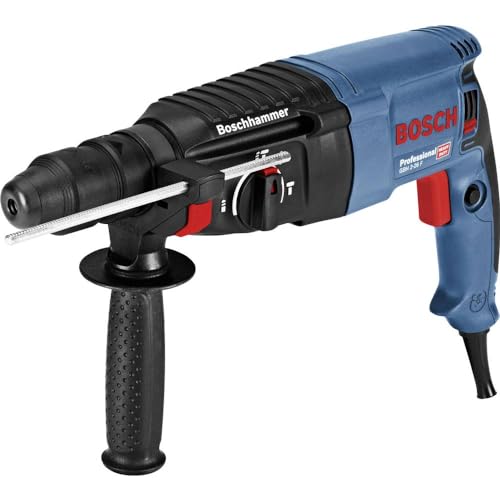 Bosch Professional Bohrhammer GBH 2-26 F (Leistung 830 Watt, Wechselfutter SDS-plus, inkl. Zusatzhandgriff, Tiefenanschlag, Maschinentuch, Schnellwechselbohrfutter, Handwerkoffer)