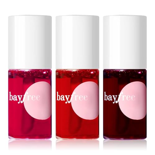 bayfree Lip Tint Cheek Stain Set Farben Lippenstift Wasserfester Lipmarker Leicht Liquid Lipstick Natural Mattes Finish Non-stick Cup (Fruit Platter)