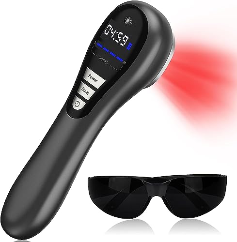 Rotlichtlampe Infrarot Handgerät Kalte Infrarotlampe Infrarotlicht Rotlicht Gerät mit LED Anzeige