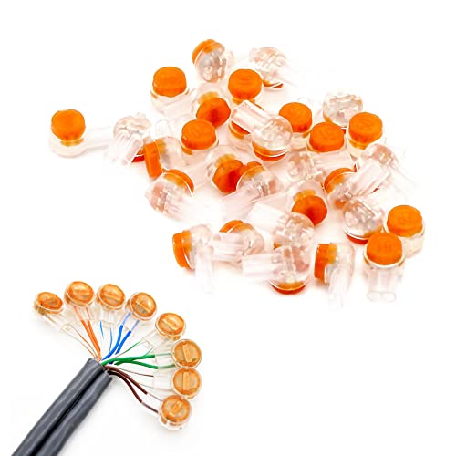 UY-Schnittstelle Klemme, 100 Stück Einzeladerverbinder, Schwachstromverbinder, K1 Kabel Verbinder,K1 AnschlussUY Stecker UY-Schnittstelle Klemme K1 Anschluss UY Stecker Kabelverbinder
