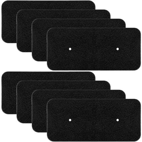 8 Stück Filter für Hoover Candy 40006731 Trockner, Schwammfilter Filtermatte, Schaumfilter, 275 x 125 x 10 mm, Wiederverwendbare Wärmetauscher-Filter für Wäschetrockner und Wärmepumpentrockner