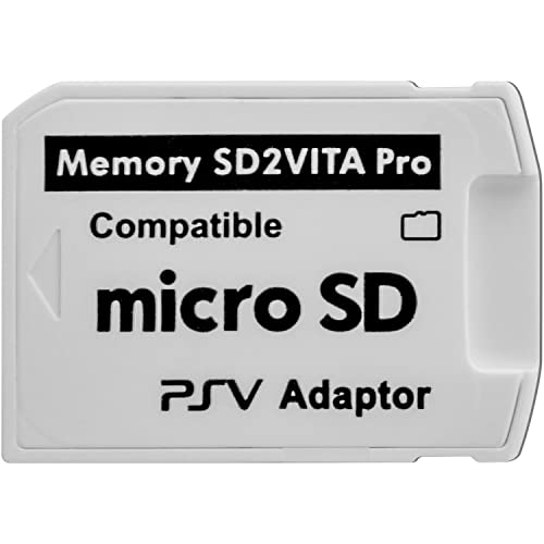 Aukuoy Ultimate Version SD2Vita 5.0 Speicherkarte Adapter für PS Vita PSVSD Micro SD Adapter, SD2Vita Konverter für PS Vita 1000 2000