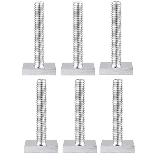 T-Nut Relingträger Nutsteine Set Nutsteine für Relingträger T-Track Adapter für Dachträger Thule Träger 35 mm Nutsteine Relingträger Nutensteine M6 Setfür Dachträger Kompatibel Dachbox Auto 6 Stück