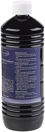 Carlo Milano Lampenoel: Geruchsfreies Lampenöl für innen und außen, 1 Liter (Lampenöl geruchlos, Hochreines Lampenöl, Petroleumlampen für Innenräume)