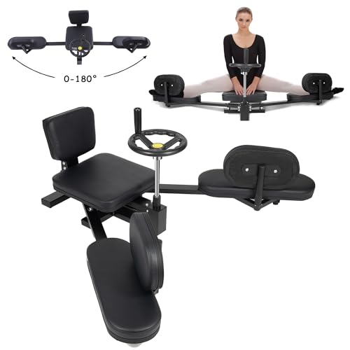 BAOCHADA Beinspreizer Professioneller Bein-Spreizer Fitnessgerät für Yoga, Kampfsport und Spagat, Beinspreizer Spagattrainer für optimales Training und Dehnung der Adduktoren bis über 180°