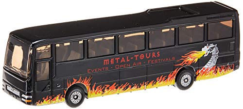 siku 1624, MAN Reisebus, Metall/Kunststoff, Schwarz, Spielzeugauto für Kinder