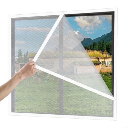 HOHOVYVY Kälteschutzfolie，Fensterisolierfolie, Hitzeschutz Doppelt verdickte Luftpolsterfolie PVC-Folie，Transparente Thermofolie für Fenster，Wärmedämmung Dämmfolie(80 * 100cm)