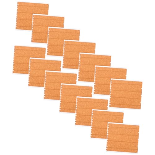 Veemoon 24 Blatt Kartonverschlussband Verschlussband für Kartons Hochleistungs-Klebebandverpackung Paketklebeband Schifffahrtsbedarf beschreibbares braunes Packband Pappband Kraftpapier
