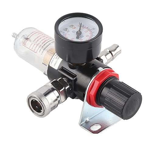 1/4-Zoll-Druckluftfilter, Luftdruckregler-Filter, Wasser-Öl-Abscheider, Luftdruck-Regler-Filter, Wasser-Öl-Abscheider, Regler, Luftkompressor, Öl und Wasser