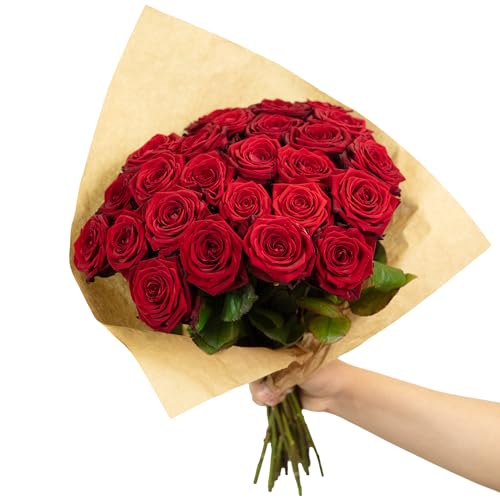 Blumenstrauß 'Red Passion' - 25 Stiele - Stiellänge ca. 50 cm - Strauß frischer Rosen