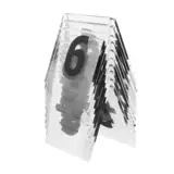 JECOMPRIS Acryl-Tischzeltnummern Doppelseitig 1–10 Klares Schild Tischkarten Nummerierte Tischzelte Hochzeitstischnummer Für Party Bankette Hochzeit Restaurantempfang
